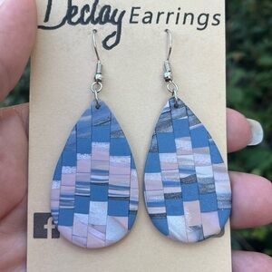 Beautiful Geometrical Polymer Clay Earrings